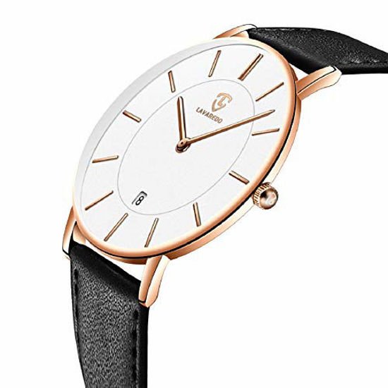 Ben Nevis Mens Watches, Minimalist Fashion Simple Wrist Watch for Men Analog Date with Leather Strap