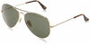 Picture of Ray-Ban Unisex-Adult RB3025 Classic Sunglasses, Gold/Dark Green, 55 mm