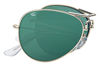 Picture of Foldies Gold Folding Aviators with Polarized Classic Green Lenses