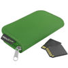 Picture of Memory Card Case - Fits up to 22x SD, SDHC, Micro SD, Mini SD and 4X CF - Holder with 22 Slots (8 Pages) - for Storage and Travel (Green)