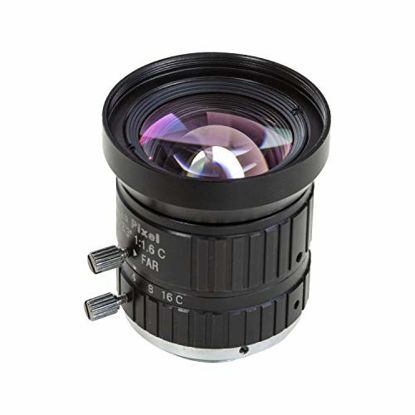 Picture of Arducam C-Mount Lens for Raspberry Pi HQ Camera, 8mm Focal Length with Manual Focus and Adjustable Aperture