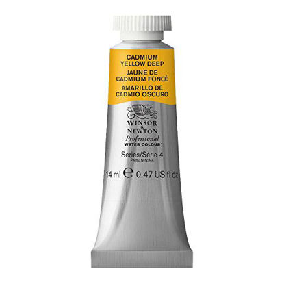 Picture of Winsor & Newton Professional Water Color Tube, 14ml, Cadmium Yellow Deep