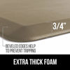 Picture of Gorilla Grip Original Premium Anti-Fatigue Comfort Mat, Ergonomically Engineered, Extra Support and Thick, Kitchen, Office, Gaming Standing Desk Mats, 39x20, Taupe