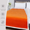 Picture of Sherpa Blanket Fleece Throw - 60x80, Orange - Soft, Plush, Fluffy, Warm, Cozy - Perfect for Bed, Sofa, Couch, Chair