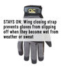 Picture of CLC Custom Leathercraft 125S Handyman Flex Grip Work Gloves, Shrink Resistant, Improved Dexterity, Tough, Stretchable, Excellent Grip