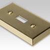 Picture of Amerelle Century Double Rocker Steel Wallplate in Polished Brass