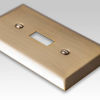 Picture of AMERELLE 163TTTBZ Century Triple Toggle Steel Wallplate in Brushed Bronze