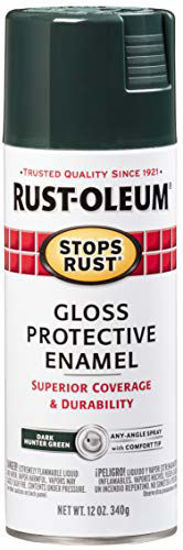 Picture of Rust-Oleum 7733830 Stops Rust Spray Paint, 12-Ounce, Gloss Dark Hunter