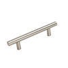 Picture of homdiy Brushed Nickel Cabinet Pulls 5 Pack 3.5in Hole Center T Bar Cabinet Handles - HD201SN Modern Cabinet Hardware Pulls Brushed Nickel Kitchen Drawer Pulls for Bathroom, Closet, Wardrobe