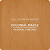 Picture of General Finishes Oil Base Gel Stain, 1/2 Pint, Colonial Maple