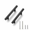 Picture of 55 Pack | 5'' Cabinet Pulls Matte Black Stainless Steel Kitchen Drawer Pulls Cabinet Handles 5Length, 3 Hole Center