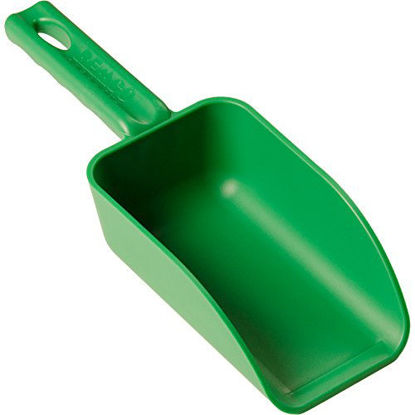 Picture of Remco 63002 Green Polypropylene Injection Molded Color-Coded Bowl Hand Scoop, 16 oz, 1 Piece