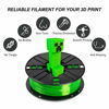 Picture of TPU Filament,Vacuum Sealed Flexible TPU Filament 1.75mm, Dimensional Accuracy +/- 0.05 mm, Green 3D Filament TPU 1.75
