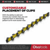 Picture of Olsa Tools 3/8-Inch Drive Aluminum Socket Organizer | Premium Quality Socket Holder (Yellow)