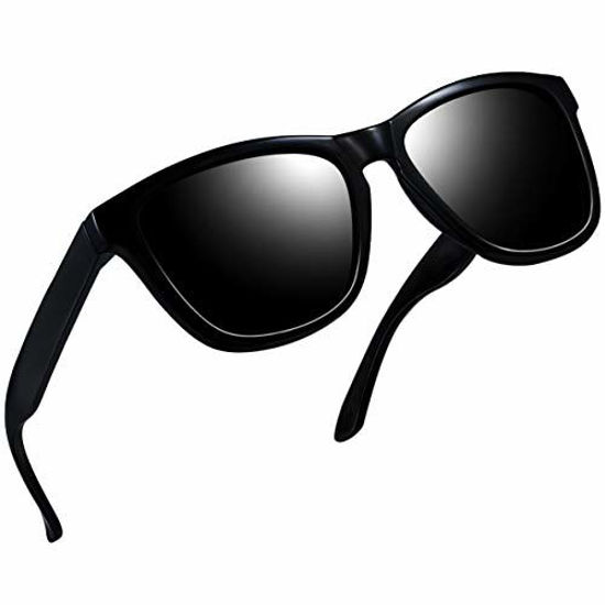 GetUSCart- Joopin Unisex Polarized Sunglasses Men Women Elegant Square Sun  Glasses (Black Pro Simple Packaging)