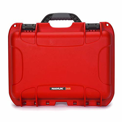 Picture of Nanuk 915 Waterproof Hard Case with Foam Insert for DJI Mavic Air 2 - Red