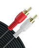 Picture of 2-RCA Male to 2-RCA Male (6 FT), Fosmon Dual 2 RCA Cable, Stereo Audio 2RCA Cord Male to Male Connector