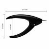 Picture of Acrylic Nail Clipper,MORGLES Acrylic Nail Cutter Fake Nail Clippers False Nails Cutter Nail Tip Clipper Nail Tip Trimmer (Black