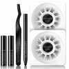 Picture of DIY Eyelash Extension, Glue Bonded Band Individual Lash 24 Clusters Natural Lashes Set, Home Eyelash Extension, C curl Lashes Pack 12mm,14mm (KIT-Natural)