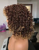 Picture of PRETTIEST Afro curly Wig Ombre Blonde Wig with Bangs for Black Women Natural Looking for Daily Wear (Color: 33/27)