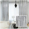 Picture of TRLYC Glitter Sequin Backdrop Curtains for Wedding Party Decor (2 Panels, W2 x H8FT,Sliver)