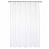 Picture of Waterproof Fabric Shower Curtain Liner 70" W x 72" H - Hotel Quality, Machine Washable, White Shower Liner for Bath Tub, 70x72 Inches