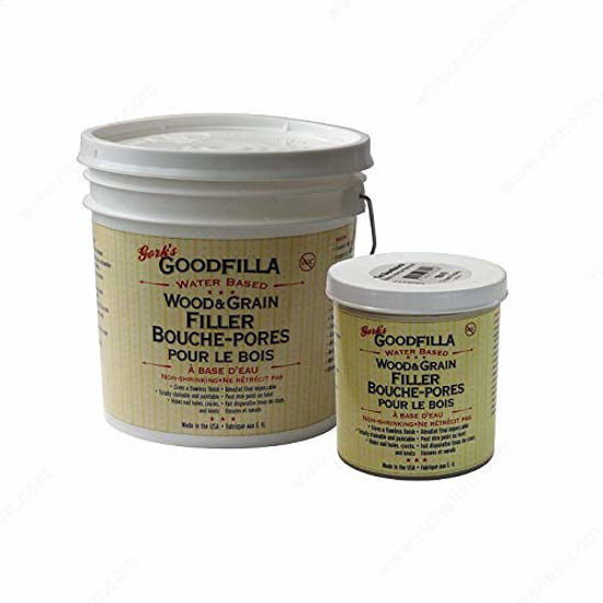 Water-Based Wood & Grain Filler, Replace Every Filler & Putty Repairs,  Finishes & Patches Paintable, Stainable, Sandable & Quick Drying