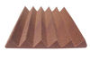 Picture of Soundproofing Acoustic Studio Foam - Brown Color - Wedge Style Panels 12x12x2 Tiles - 4 Pack