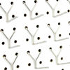 Picture of Stainless Steel Pegboard Hooks 50-Pack 2" L Hook - Will Not Fall Out - Fits Any Peg Board - Organize Tools, Accessories, Workbench, Garage Storage, Kitchen, Craft or Hobby Supplies, Jewelry, Retail