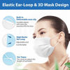 Picture of Assacalynn Disposable Face Masks White 50pcs, 3 Layer Disposable Masksfor Men Women