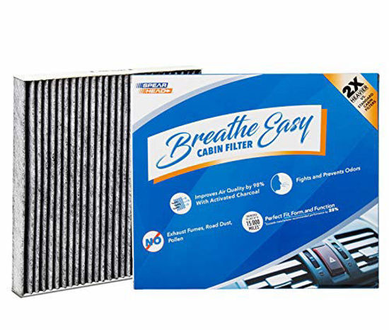 Picture of Spearhead Premium Breathe Easy Cabin Filter, Up to 25% Longer Life w/Activated Carbon (BE-134)