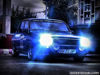 Picture of Xentec H4 (HB2) Hi/Lo 10000K HID xenon bulb x 1 pair bundle with 2 x 35W Digital Slim Ballast (Ocean Blue, high beam halogen)