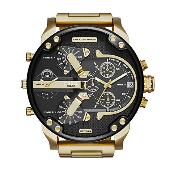 GetUSCart Diesel Men s Mr. Daddy 2.0 Quartz Stainless Steel