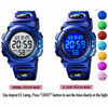 Picture of Boys Digital Watch Outdoor Sports 50M Waterproof Electronic Watches Alarm Clock 12/24 H Stopwatch Calendar Boy Girl Wristwatch - Purple