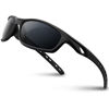 Picture of RIVBOS Polarized Sports Sunglasses Driving Sun Glasses Shades for Men Women Tr 90 Unbreakable Frame for Cycling Baseball Running Rb833 833-black&Black