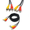 Picture of Padarsey 10ft 3RCA Male to Female Audio Composite Extension Video Cable DVD