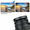 Picture of Screw-in Lens Hood Shade for Nikon NIKKOR Z DX 16-50mm f/3.5-6.3 VR Lens on Nikon Z50 Replace Nikon HN-40 Lens Hood