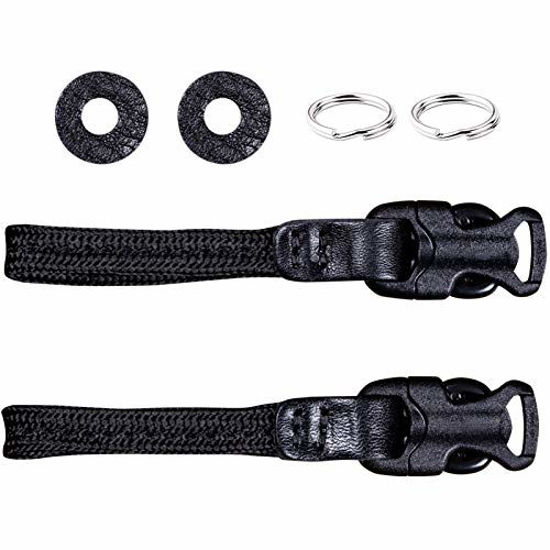 Picture of VKO Camera Strap Adapter, Shoulder Neck Strap Clip Adapter, Quick Release QD Loops Connector Buckle Compatible with Sony Canon Nikon DSLR SLR Mirrorless Cameras System Connectors