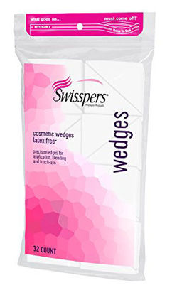 Picture of Swisspers Premium Cosmetic Wedges, Latex-Free Makeup Wedge, 32 per Package, 6 Packs (Total Count 192)