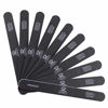 Picture of MAKARTT Nail Files 120 240 Grit for Poly Nail Extension Gel Acrylic Nails Files Double Sided Black Washable 10 Nail File Set Manicure Tools F-01