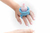 Picture of tweexy Wearable Nail Polish Holder Ring, Fingernail Polishing Tool, Manicure and Pedicure Accessories (Beach Glass Blue)