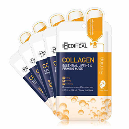 Picture of MEDIHEAL Official [Korea's No 1 Sheet Mask] - Collagen Essential Lifting & Firming Mask (5 Masks)