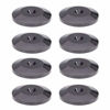 Picture of Bluecell Pack of 8 Black 24K Nickel Plated Speaker Spikes Pads Mats 5x25mm Isolation Stand Foot Cone Base