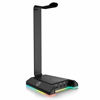 Picture of EKSA Gaming Headset Stand Holder, Aluminum RGB 7.1 Surround Sound Headphone Headset Stand Holder Hanger Hook with USB Charger and 3.5mm AUX Port Universal Fit for Gamers Gifts Desk Gaming Accessories