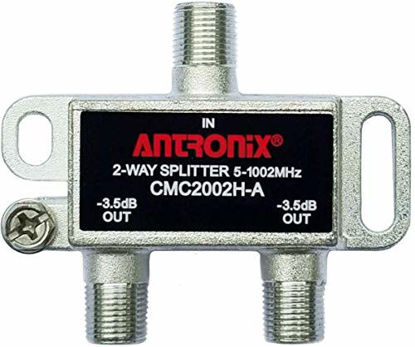 Picture of Antronix CMC2002H-A 2-Way Horizontal Splitter -3.5dB 5-1002 MHz High Performance for Coax Cable TV & Internet