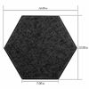 Picture of DEKIRU 12 Pack Acoustic Panels Sound Proof Padding, 4.50 x 13.10 x 12.10 Inches Sound Dampening Panels Used in Home & OfficesHexagon,Sesame Black