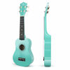 Picture of High Gloss Soprano Basswood Ukulele 21inch Starter Kit for Beginner with Gig Bag, Kids Ukulele Uke Hawaii Mini Guitar for Kids Adults and Beginners