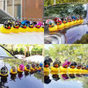 Picture of wonuu Rubber Duck Toy Car Ornaments Yellow Duck Car Dashboard Decorations with Propeller Helmet