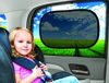 Picture of Enovoe Car Window Shade - (2 Pack) - 21"x14" Cling Sunshade for Car Windows - Sun, Glare and UV Rays Protection for Your Child - Baby Side Window Car Sun Shades