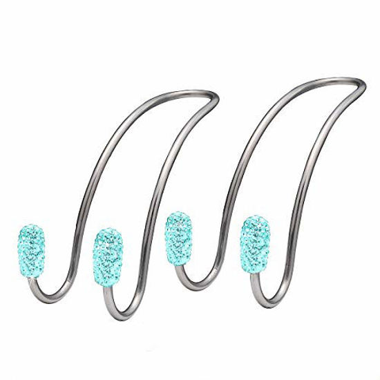 Crystal Bling Rhinestone Car Seat Hooks,Auto Seat Hook Backseat Hangers  Organizer Durable Auto Car Hooks for Handbag Purse Clothes Hat Universal  Vehicle Decor Accessories 